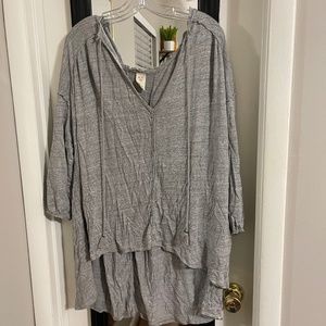 Grey Free People Shirt